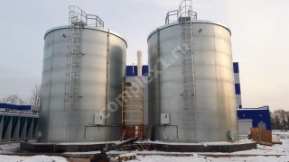 Выполнен монтаж резервуаров из оцинкованной стали в Тверской области